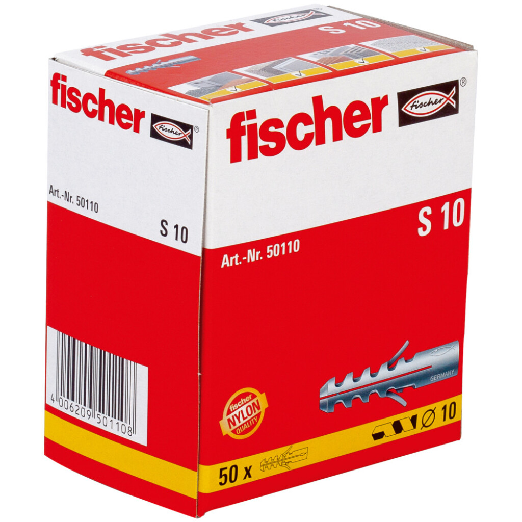 FISCHER Dübel  S 10 Art.-Nr. 50110